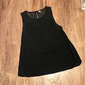 Black tank top